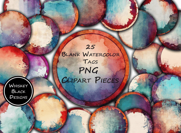 BoHo Watercolor Circles: Illustrations for Branding