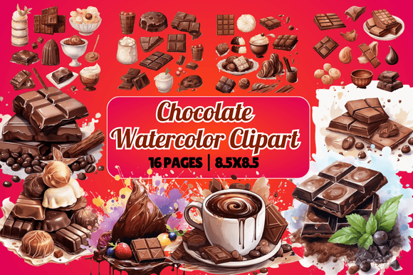 Chocolate Watercolor Clipart: Editorial Illustrations Review