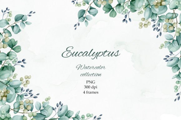 Eucalyptus Watercolor Frames: An Embroidery Review