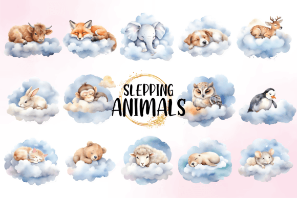 Sleeping Animals Clipart: Cute Illustrations Review
