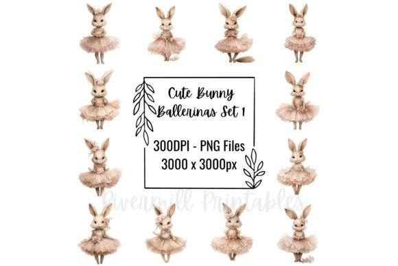 Watercolor Bunny Ballerina Clipart: An Embroidery Review