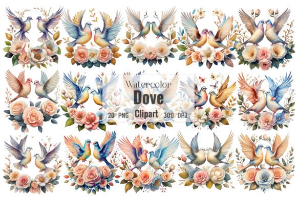 Watercolor Dove Clipart: An Embroidery Designer’s Review