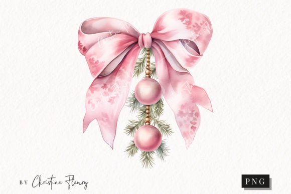 Watercolor Pink Bow with Baubles: An Embroidery Review